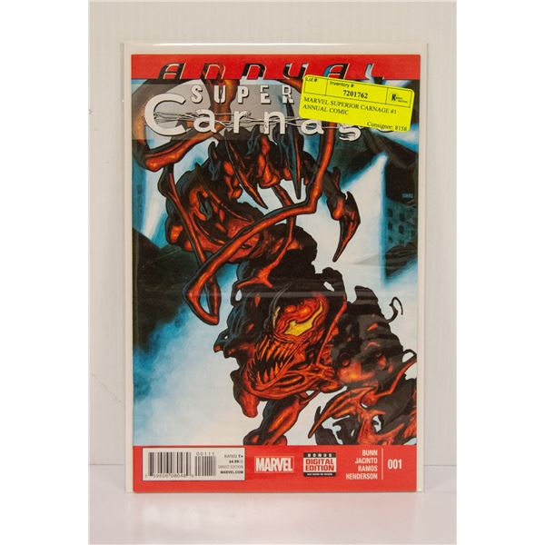 MARVEL SUPERIOR CARNAGE #1 ANNUAL COMIC
