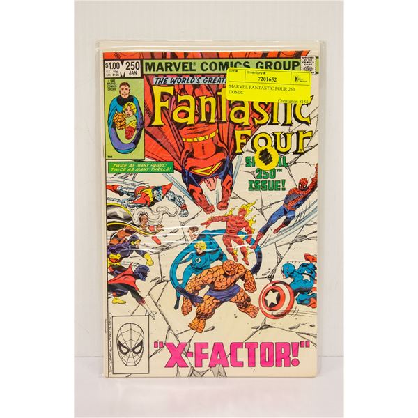 MARVEL FANTASTIC FOUR 250 COMIC