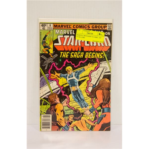 MARVEL SPOTLIGHT 6 COMIC, 1ST STAR-LORD