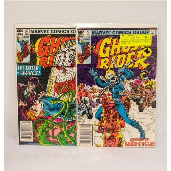 MARVEL GHOST RIDER #79 AND 80 COMIC LOT