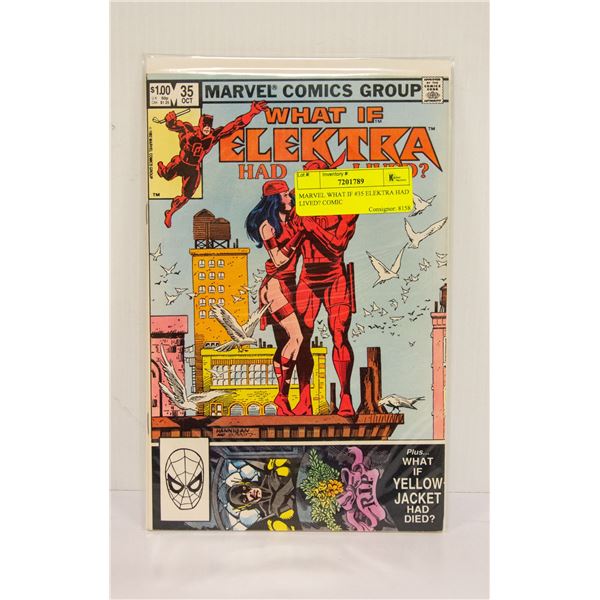 MARVEL WHAT IF #35 ELEKTRA HAD LIVED? COMIC