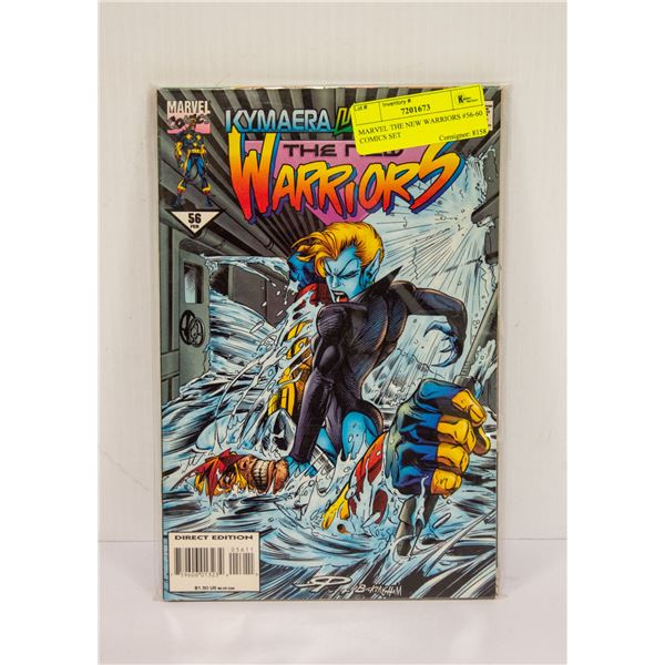 MARVEL THE NEW WARRIORS #56-60 COMICS SET