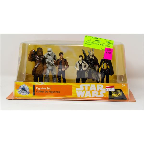 COLLECTIBLE STAR WARS FIGURE SET SOLO