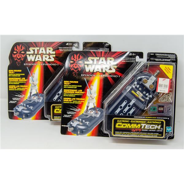 STAR WARS EPISODE I COMM TECH LOT OF 2