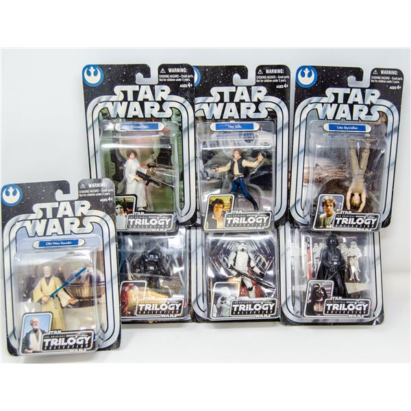 FLAT OF CARDED STAR WARS FIGURES