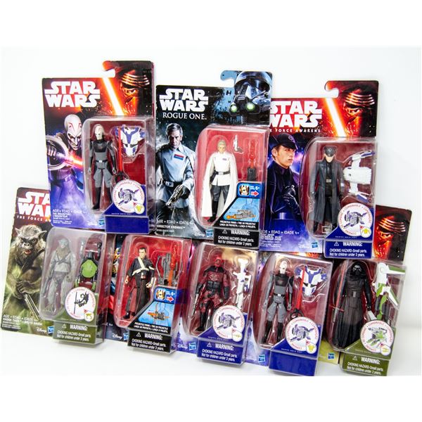 FLAT OF CARDED STAR WARS FIGURES