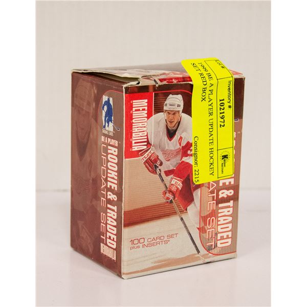 1999 BE A PLAYER UPDATE HOCKEY SET RED BOX