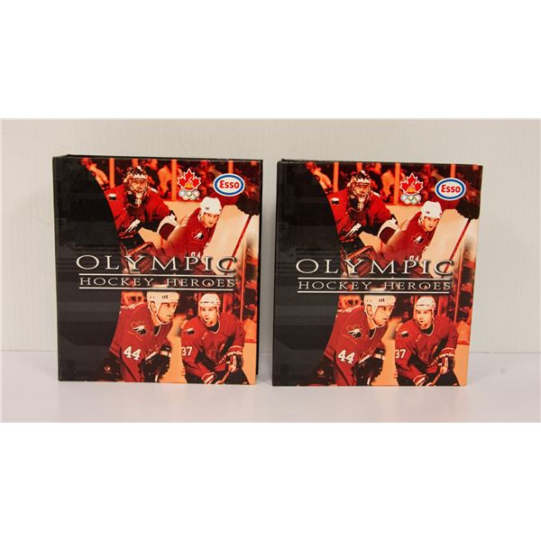 2 X COMPLETE OLYMPIC HOCKEY HEROES SETS ESSO