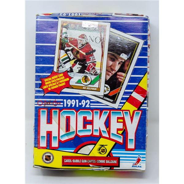 91-92 OPC WAX BOX 36 PACKS