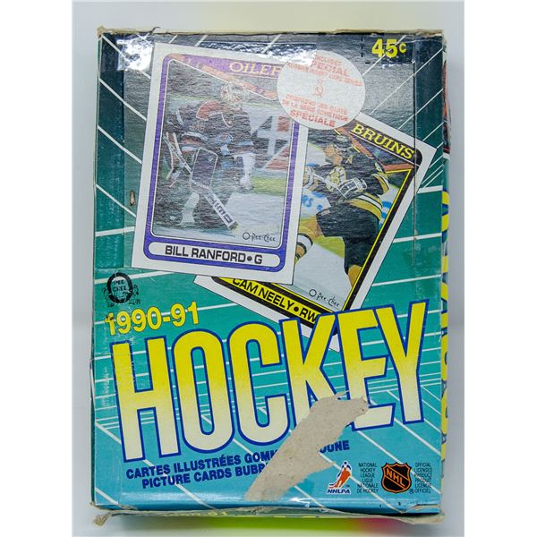 90-91 WAX BOX HOCKEY RUSSIAN INSERTS 36 PACKS OPC