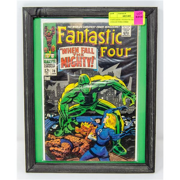 FANTASTIC FOUR #70 FRAMED COLLECTOR COMIC