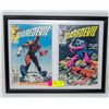 Image 1 : DAREDEVIL #199 & #200 FRAMED COMICS