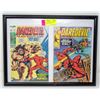 Image 1 : DAREDEVIL #79 & #80 FRAMED COMICS 15 CENT ISSUES