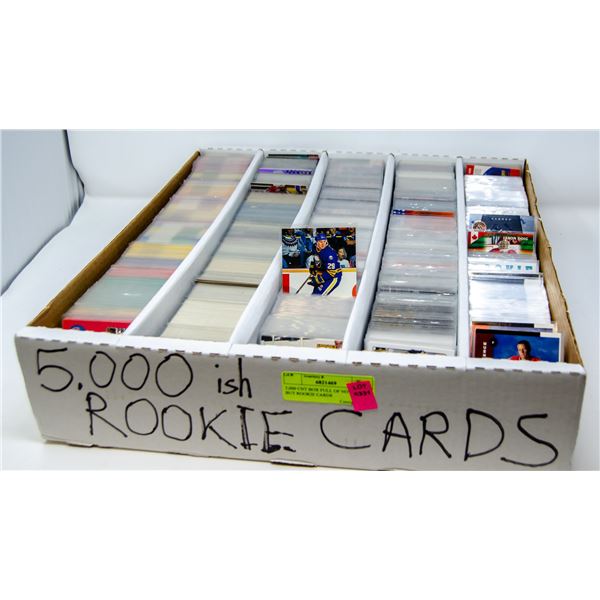 5,000 CNT BOX FULL OF NOTHING BUT ROOKIE CARDS