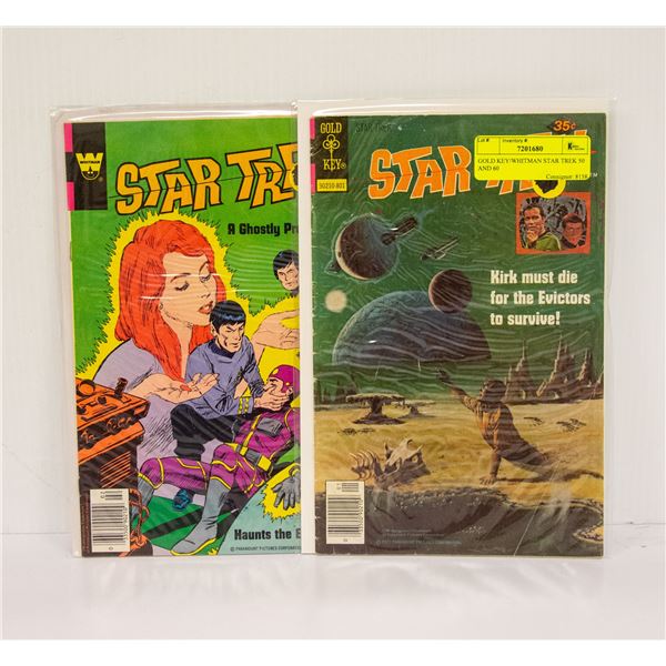 GOLD KEY/WHITMAN STAR TREK 50 AND 60