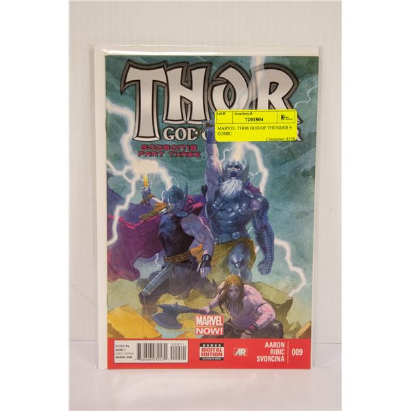 MARVEL THOR GOD OF THUNDER 9 COMIC