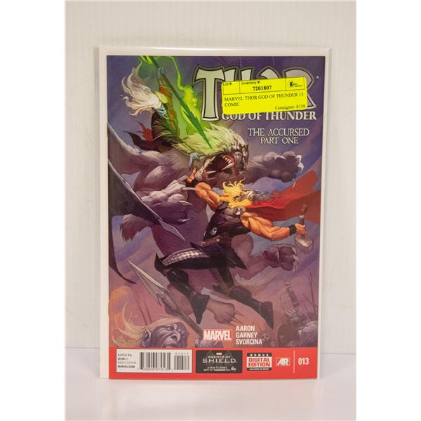 MARVEL THOR GOD OF THUNDER 13 COMIC