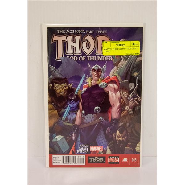 MARVEL THOR GOD OF THUNDER 15 COMIC