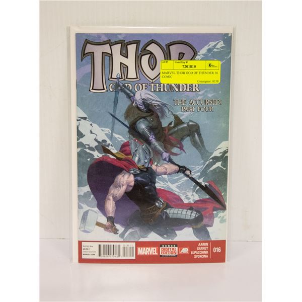 MARVEL THOR GOD OF THUNDER 16 COMIC