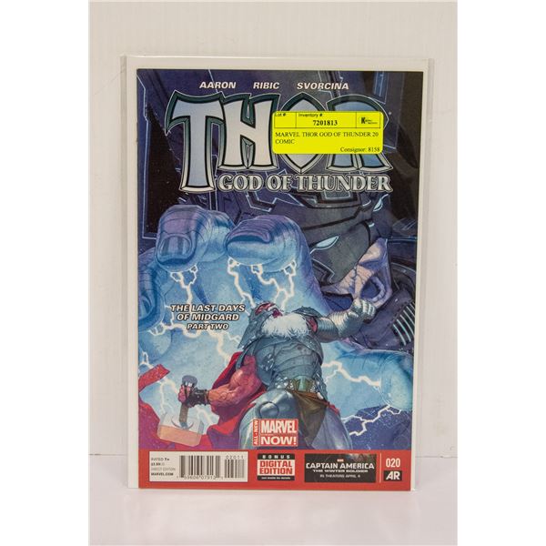 MARVEL THOR GOD OF THUNDER 20 COMIC