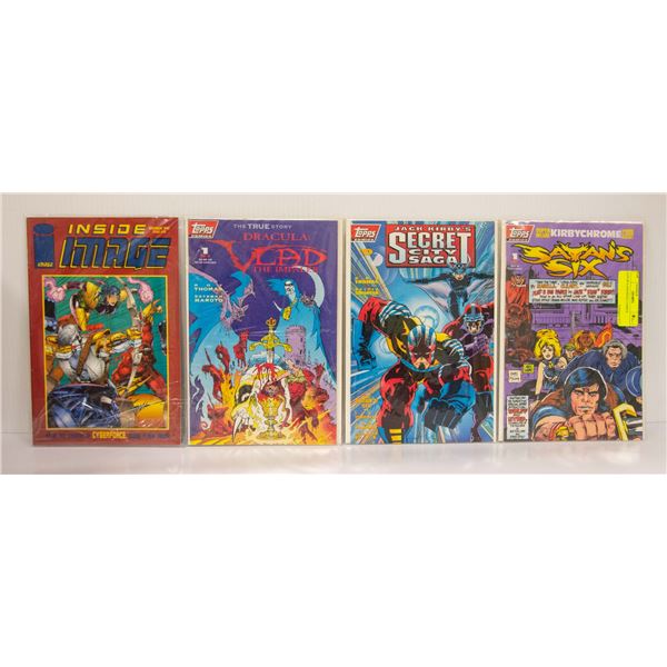 LOT OF 4 ASSORTED COMICS