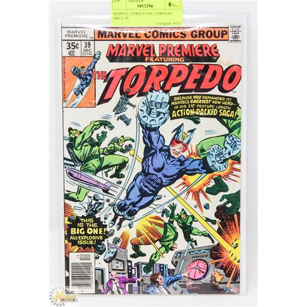 MARVEL COMICS THE TORPEDO ISSUE 39