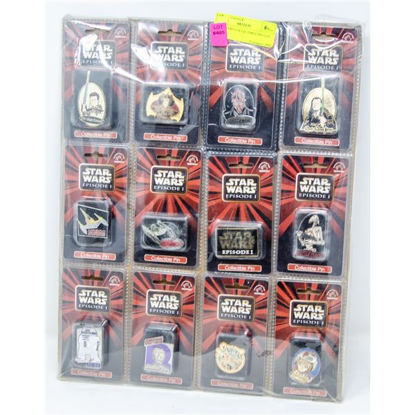 STAR WARS COLLECTIBLE PIN LOT