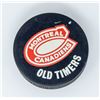 Image 1 : MONTREAL CANADIAN 'OLD TIMERS' HOCKEY PUCK