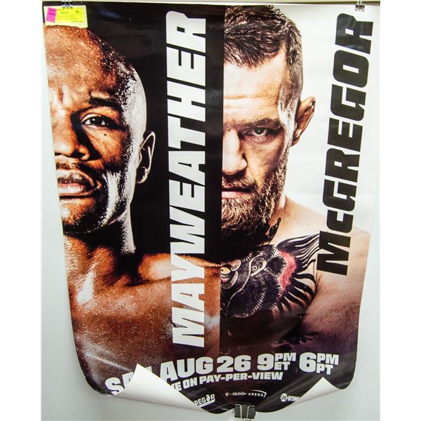 MCGREGOR MAYWEATHER PROMOTIONAL FIGHT POSTER