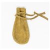 Image 1 : ANTIQUE BUCKSKIN LEATHER POUCH