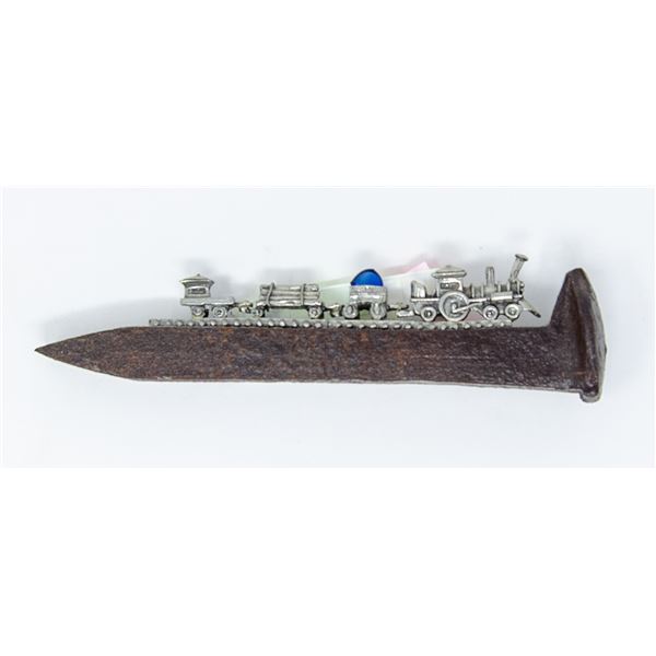 LAST SPIKE' - SOUVENIR RAILROAD SPIKE FROM