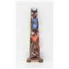 Image 1 : HANDCARVED ALASKAN TOTEM POLE 4.5 INCHES TALL