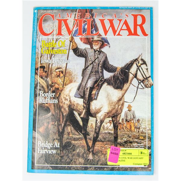 AMERICA'S CIVIL WAR JANUARY 1993 MAGAZINE