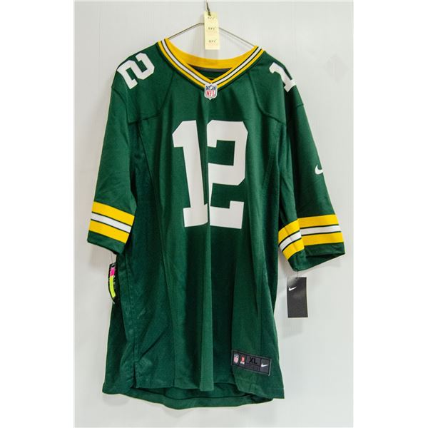 PACKERS ROGERS #12 NIKE JERSEY NEW WITH TAGS $140
