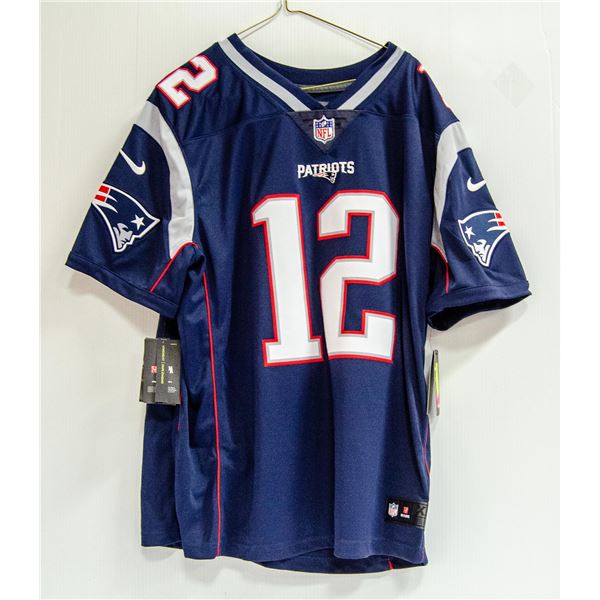 PATRIOTS BRADY #12 NIKE JERSEY NEW WITH TAGS $140