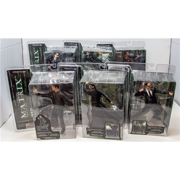 FLAT OF MATRIX COLLECTIBLE ACTION FIGURES