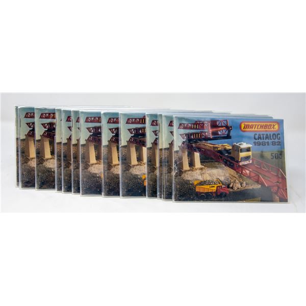 BUNDLE OF 15 MATCHBOX CATALOGS FROM 1981/82