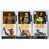 Image 1 : BUNDLE OF 3 STAR WARS WALMART EXCLUSIVE FIGURES