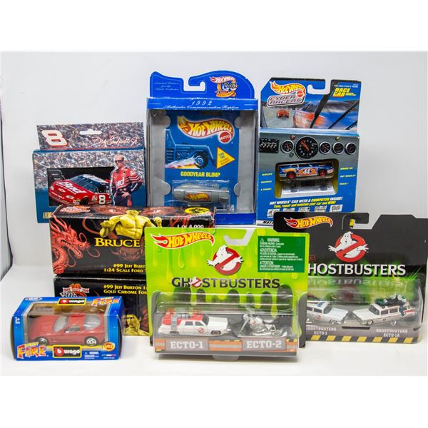 BOX OF COLLECTIBLE CARS BRUCE LEE