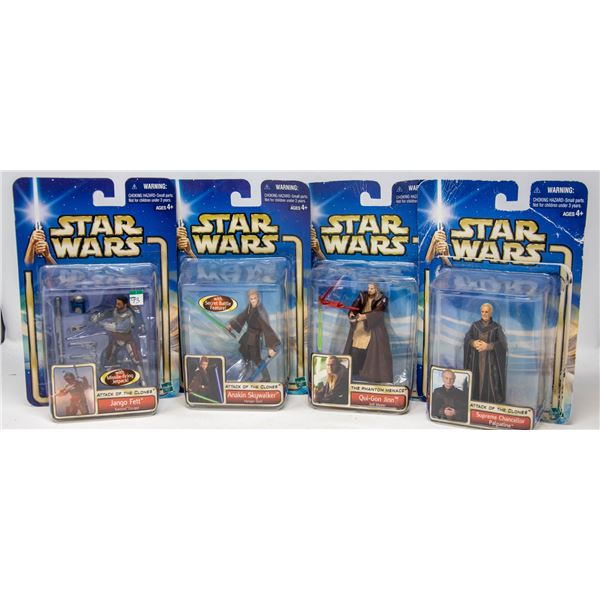 FLAT OF STAR WARS FIGURES