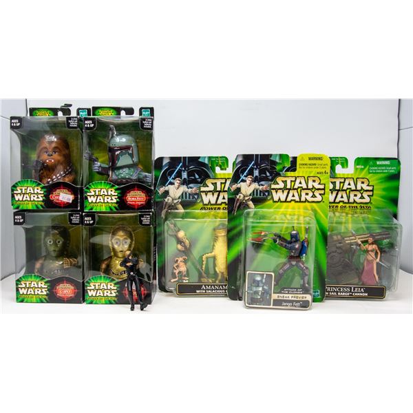 FLAT OF COLLECTIBLE STAR WARS FIGURES