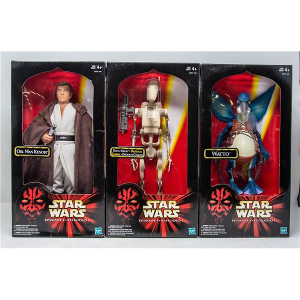 LOT OF 12" STAR WARS FIGURES