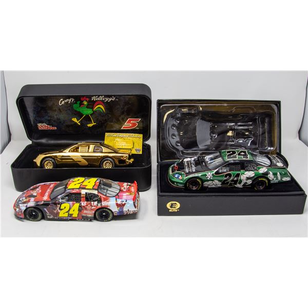 LOT OF RACING CARS IN SEALED BOXES