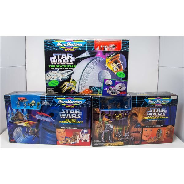 STAR WARS MICRO MACHINE LOT OF 3