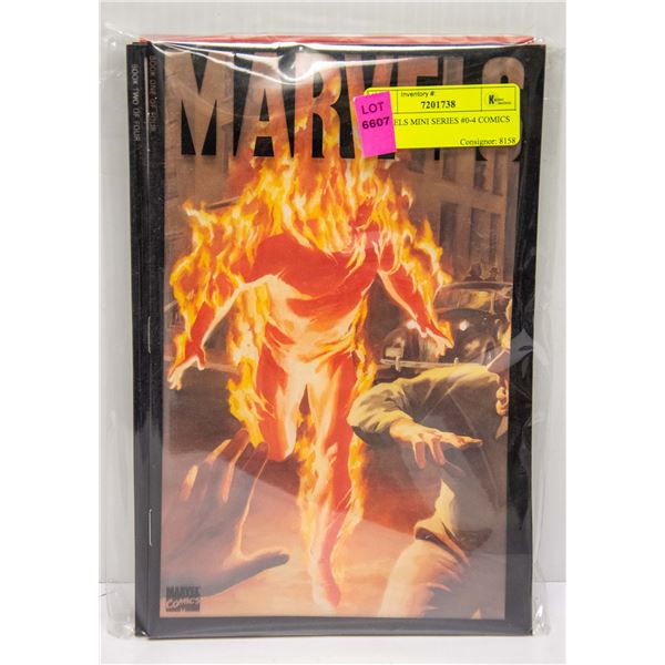 MARVELS MINI SERIES #0-4 COMICS