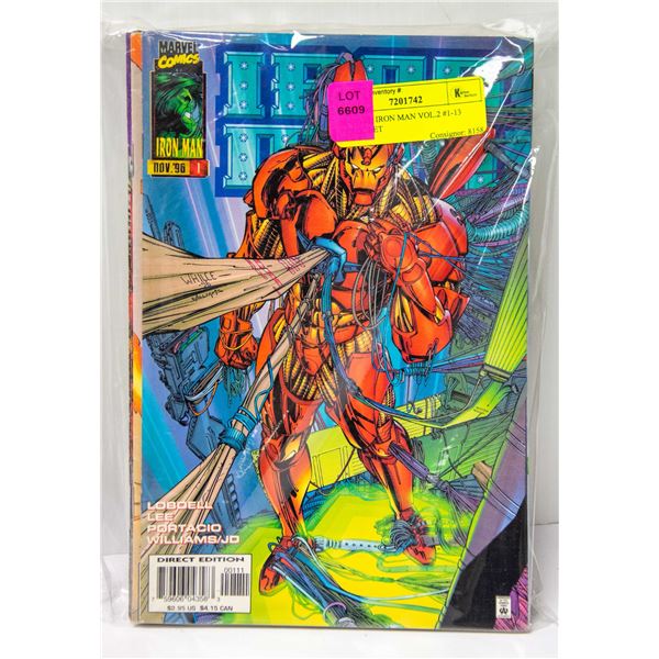 MARVEL IRON MAN VOL.2 #1-13 COMIC SET