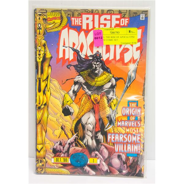 MARVEL THE RISE OF APOCALYPSE #1-4 MINI COMIC SET