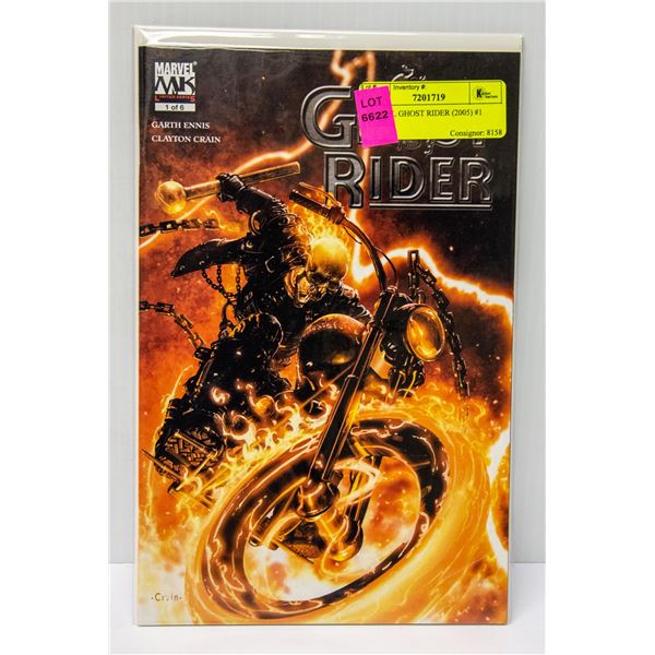 MARVEL GHOST RIDER (2005) #1 COMIC