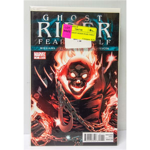 MARVEL GHOST RIDER FEAR ITSELF 1 COMIC