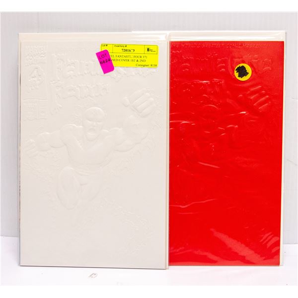 MARVEL FANTASTIC FOUR 371 EMBOSSED COVER 1ST & 2ND